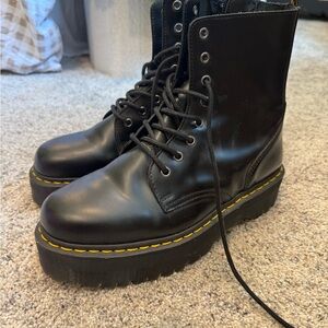 Dr. Martens Jadon Smooth Leather Platforms